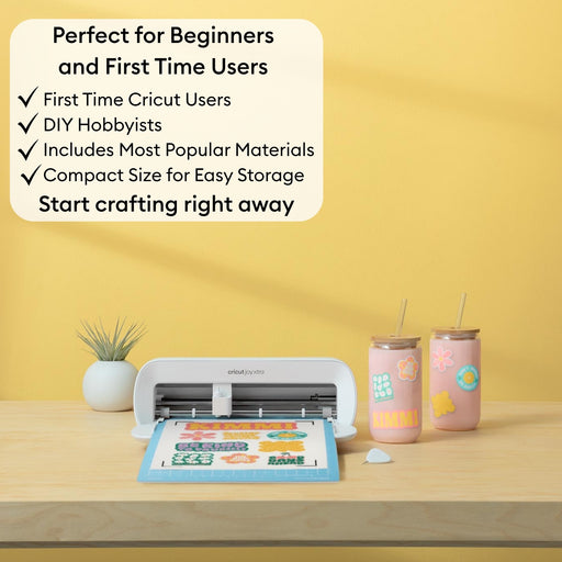 Cricut Joy Xtra Cutting Machine Sticker Making Bundle with Printable Sticker Paper | Beginner Print Then Cut Machine for Planner Stickers, Decals & Scrapbooking