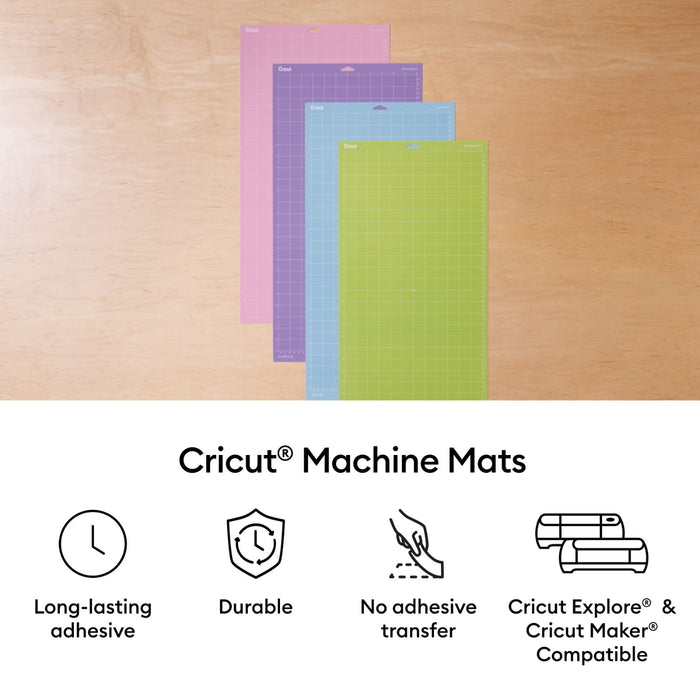 Cricut Machine Mat Variety Pack - 12 in x 24 in (4 ct)