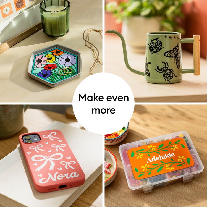 Cricut Explore 4 Cutting Machine and Vinyl Roll with Printable Sticker Paper Bundl