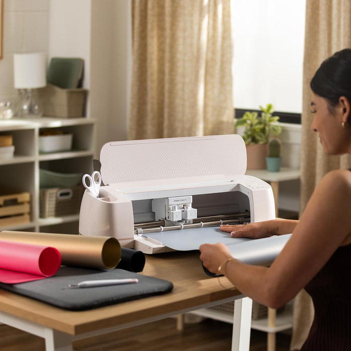 Cricut Maker 4 Cutting Machine with Easy Press 3 with Heat Transfer Vinyl Combo Bundle