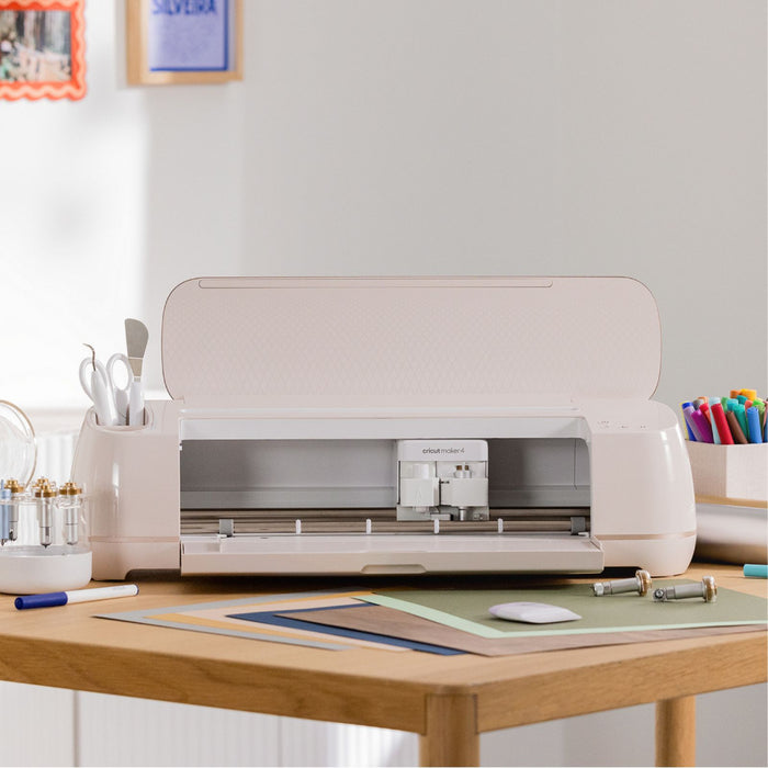 Cricut Maker 4 Cutting Machine with Vinyl and Iron-On Sheets Bundle