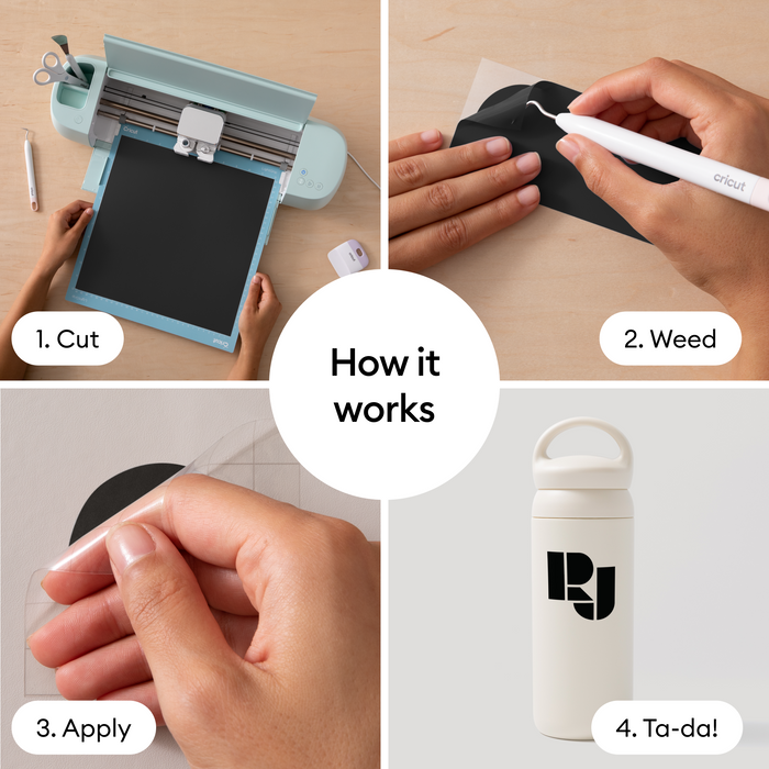 Cricut Permanent Matte Value Vinyl - 12 in x 10 ft