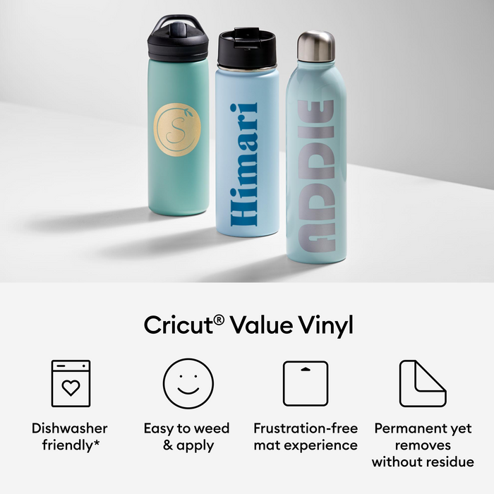 Cricut Permanent Matte Value Vinyl - 12 in x 35 ft