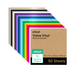 Cricut Value Vinyl, Rainbow Sampler 50 ct