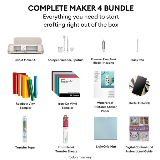 Cricut Maker 4 Sticker Making Bundle for Beginners
