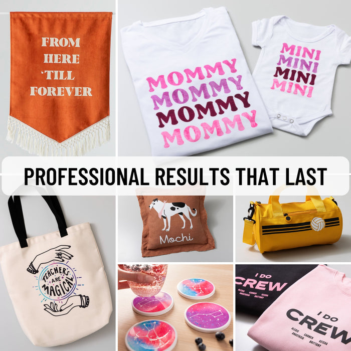 Cricut Maker 4 and Easy Press 3 Machine Combo with HTV Materials Bundle