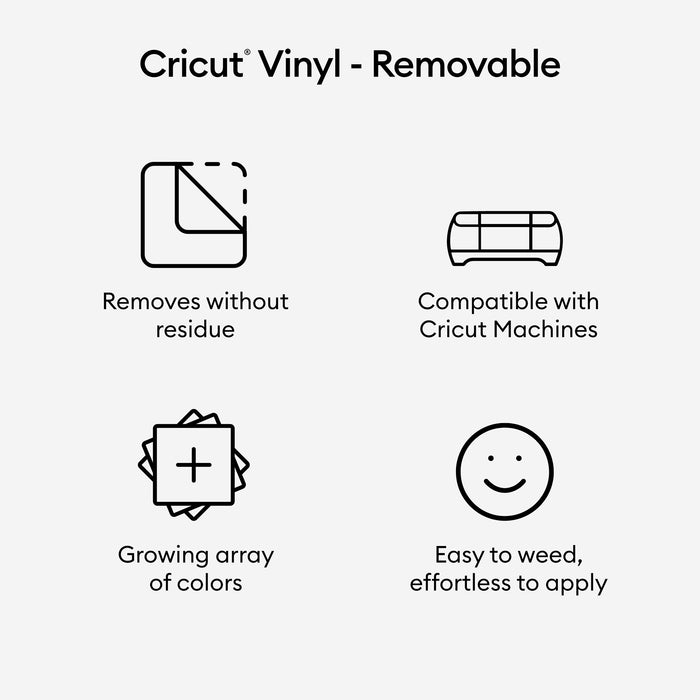 Cricut Premium Vinyl Value Pack, Modern - Removable (20 ct), 12" x 12"
