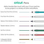 Cricut Joy Fine Point Pens, 0.4 mm 3 Black, Brown, Gray - Damaged Package