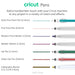 Cricut Joy Glitter Gel Pens, 0.8 mm 3 Pink, Blue, Green