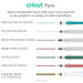 Cricut Joy Glitter Gel Pens, 0.8 mm 3 Pink, Blue, Green