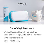 Cricut Joy Smart Vinyl - Permanent Adhesive Decal Sheets - Beachside Sampler