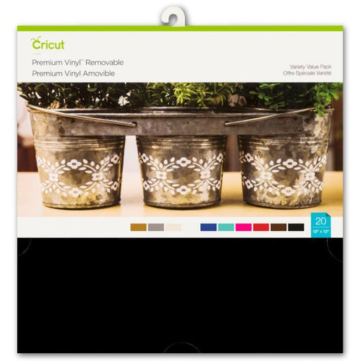 Cricut Premium Vinyl Value Pack, Variety Colors - Damaged Package