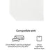 Cricut Printable Vinyl Sheets - 8.5 x 11 in, 40 Count, Transparent