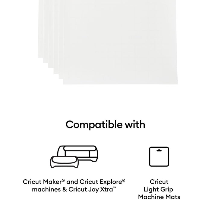 Cricut Printable Vinyl Sheets - 8.5 x 11 in, 40 Count, Transparent