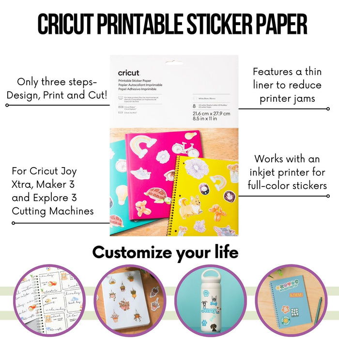 Cricut Joy Xtra Ultimate Card Making Bundle with Cards & Sticker Paper | Print Then Cut Machine for Cards, Decals & Paper Crafts