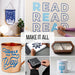 Cricut Premium Vinyl Bundle - 5 Adhesive Vinyl Rolls- Something Blue