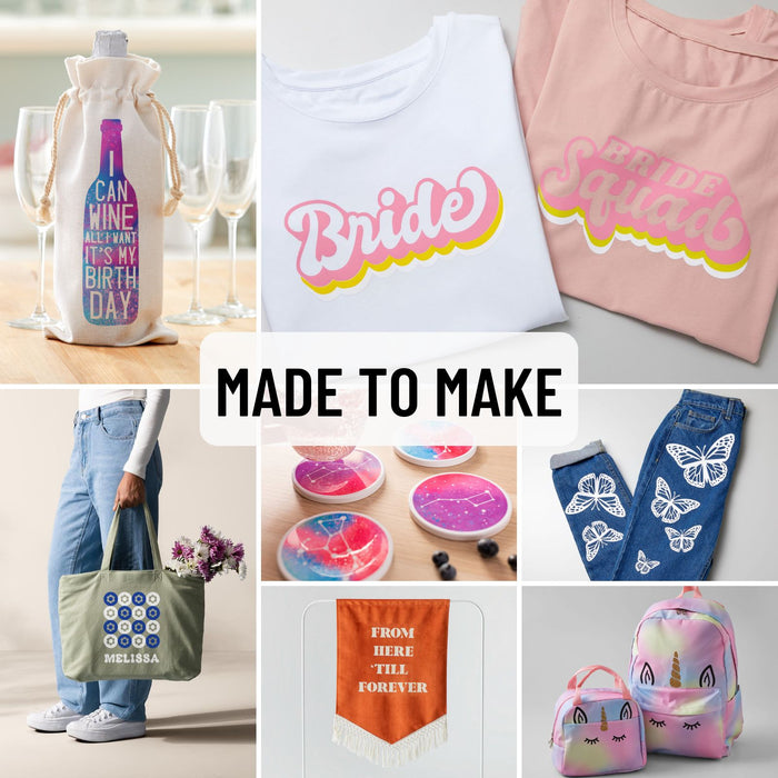 Cricut Maker 4 Cutting Machine with Easy Press 3 with Heat Transfer Vinyl Combo Bundle