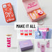 Cricut Premium Vinyl Rolls 5 and Transfer Tape Bundle- Groovy Love