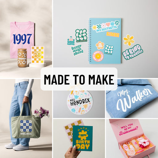 Cricut Ultimate Materials Bundle, Bulk Vinyl Rolls and Accessories for Cricut Explore Air & Maker, 150 Count