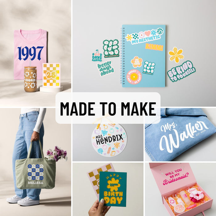 Cricut Ultimate Materials, Vinyl Rolls and Accessories Bundle for Cricut Explore Air & Maker, 150+ Piece