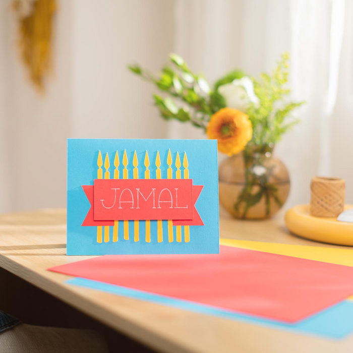 Cricut Value Card Stock, Bright Bows Sampler, 8.5 in x 11 in, 80 Sheets, 80 Count