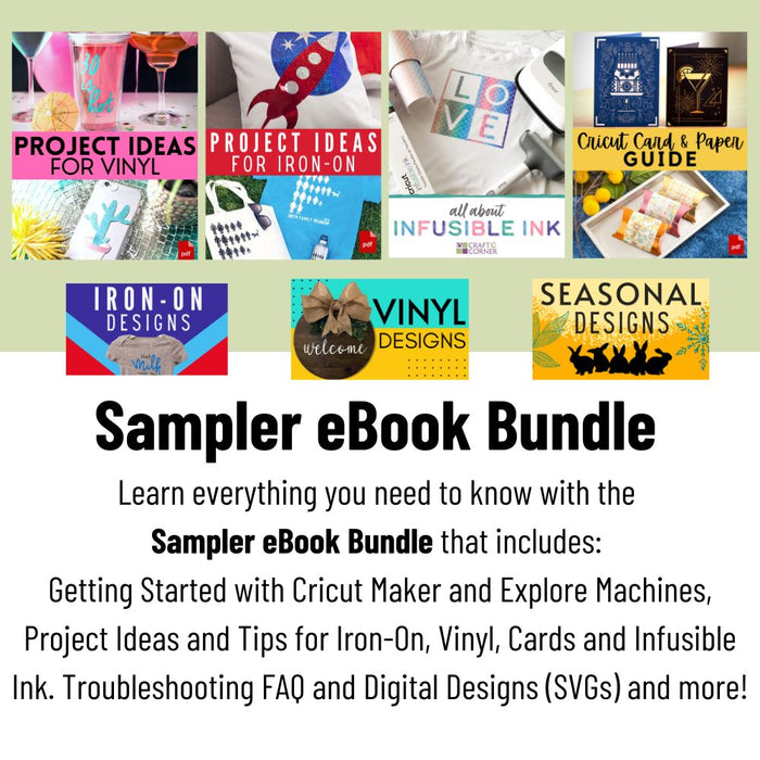 Cricut Ultimate Materials, Vinyl Rolls and Accessories Bundle for Cricut Explore Air & Maker, 150+ Piece