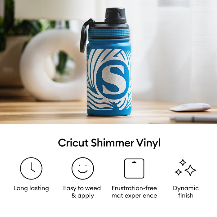 Cricut Shimmer Vinyl Permanent, Party Sampler - 12 in x 12 in Sheets (10 ct)