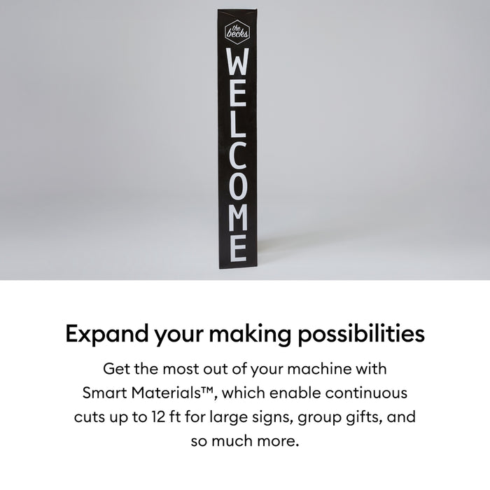 Cricut Smart Vinyl Bundle | Permanent Adhesive Vinyl Rolls for Cricut Maker & Explore – Rainbow Colors with Black & White Rolls