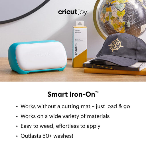 Cricut Joy Smart Iron on, Bright Teal - 5.5 in x 6 ft 1