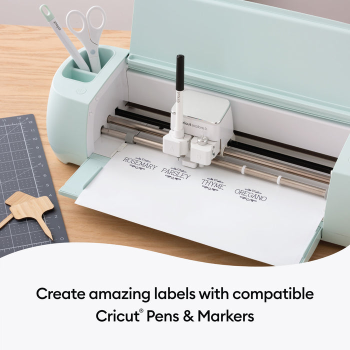 Cricut Smart Label Writable Vinyl Removable 3 ft Transparent - Damaged Package