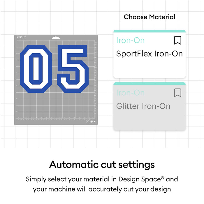 Cricut SportFlex Value Iron-on Heat Transfer Vinyl - 5 ft