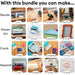 Cricut Joy Ultimate Starter Kit | 55+ Piece All-in-One Materials & Accessories Bundle with Vinyl, Iron-On & Card Making Supplies