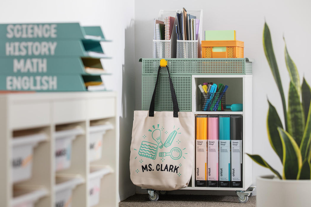 Cricut Smart Vinyl 12" x 3' Rainbow Adhesive Vinyl Rolls Bundle, 6 Count