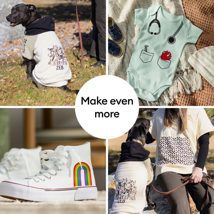 Cricut Value Iron-On, Rainbow Sampler - 12 in x 3 ft 10 ct