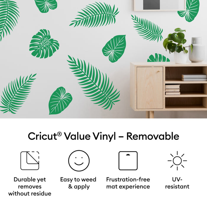 Cricut Removable Matte Value Vinyl - 12 in x 10 ft