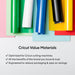 Cricut Value Iron-On Vinyl Sheets, Rainbow Sampler - 12 in x 12 in 40 count