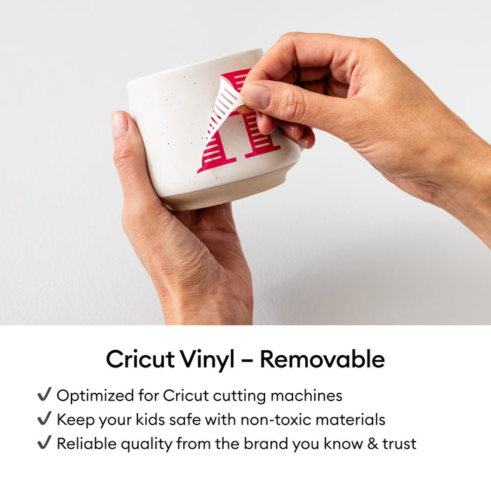 Cricut Removable Matte Value Vinyl - 12 in x 10 ft