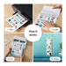 Cricut Printable Waterproof Sticker Set - 8.5 in x 11 in 20 ct , White