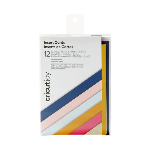 Cricut Insert Cards, Sensei Sampler - A6 12 ct , 4.25" x 6.25"