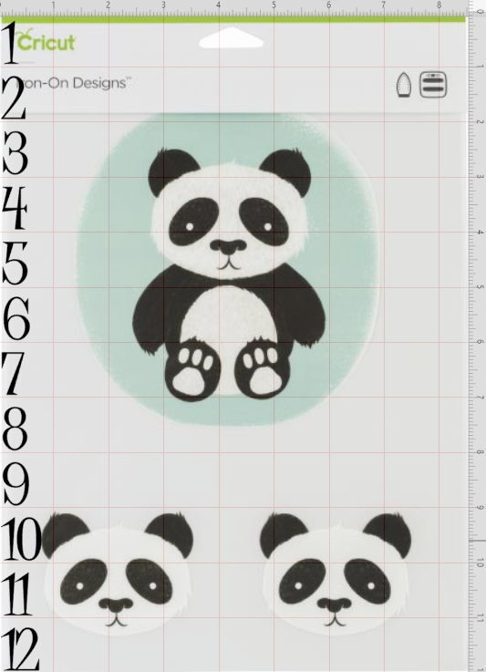 Cricut Iron-on Designs Panda