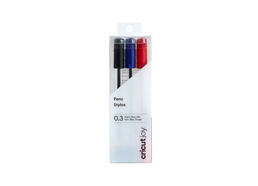 Cricut Joy Extra Fine Point Pens 0.3 (3) Black, Blue, Red
