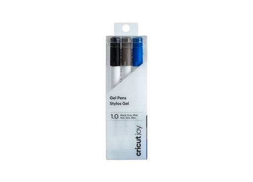 Cricut Joy Gel Point Pens 1.0 3 Black, Gray, Blue - Damaged Package