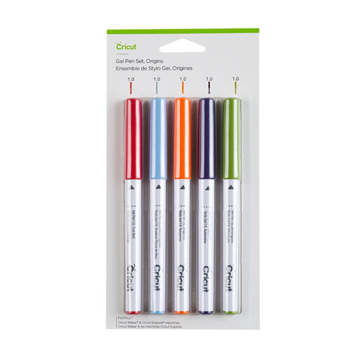Cricut Gel Pen Set 5/Pkg, Origins - Damaged Package