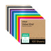 Cricut Value Vinyl Sheets, Rainbow Sampler, 12"x12", 100ct