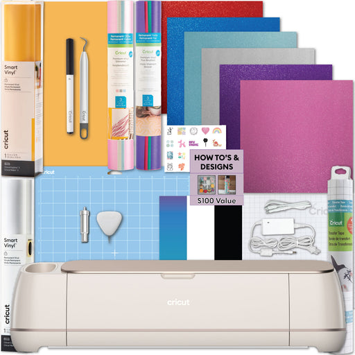 Cricut Maker 4 Cutting Machine with Smart Vinyl Rolls Bundle