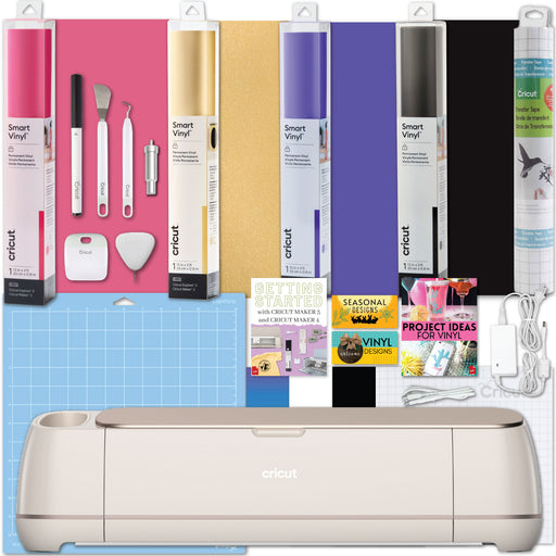 Cricut Maker 4 Cutting Machine with Smart Vinyl Rolls Bundle