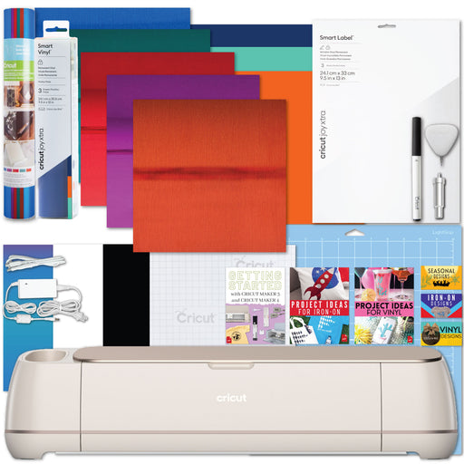 Cricut Maker 4 Cutting Machine with Vinyl Rolls and Mixed Materials Bundle