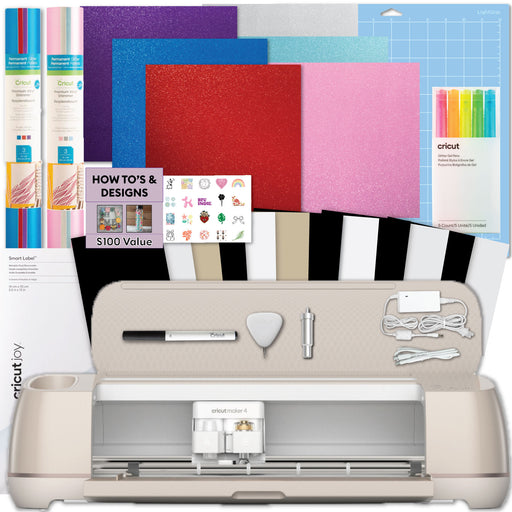 Cricut Maker 4 Mixed Materials DIY Crafting Bundle