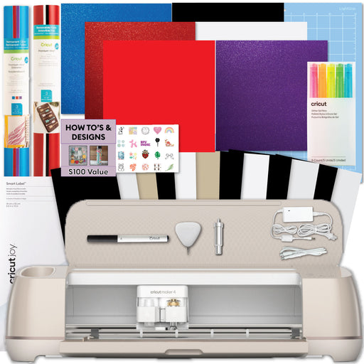 Cricut Maker 4 Mixed Materials DIY Crafting Bundle