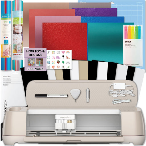 Cricut Maker 4 Mixed Materials DIY Crafting Bundle